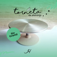 TORNETA de aluminio 23 cm CON GRAMIL - comprar online