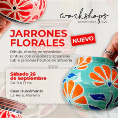 JARRONES FLORALES - Workshop Presencial