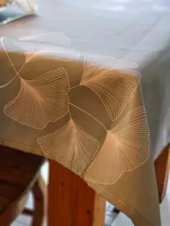 Mantel de Gabardina Acrilica Impermeable Ginkgo Diseño Exclusivo - comprar online