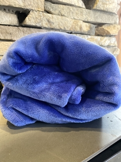 Mantas de Abrigo, 1 x 1.50 mts Azul Francia, suavecitas, super calentitas y ultra SOFT!!!