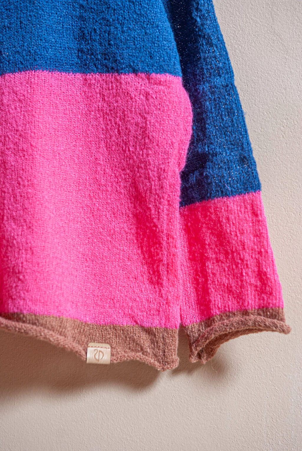 SWEATER RAYADO FUCSIA