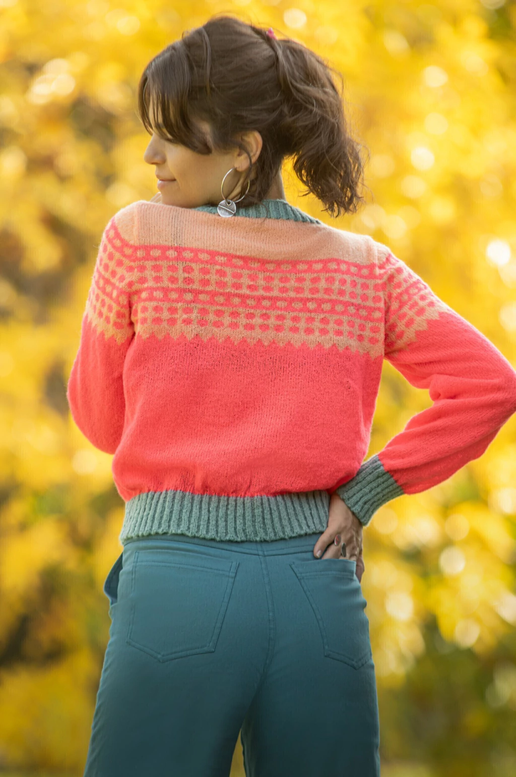 SWEATER LUNARES AQUA