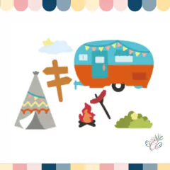 Troquel Mini Camper 16 PIEZAS