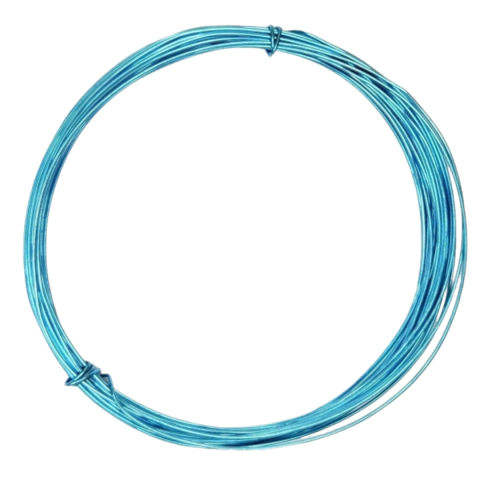 Alambre de Color x 10 mts. CELESTE - comprar online