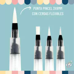 Pincel Evoke Waterbrush blíster x 4 unid. - comprar online