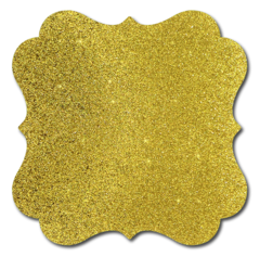 Cartulina Glitter 25x35 cm. -ORO