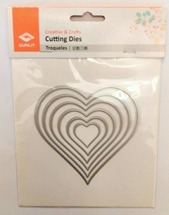 Cutting Dies Sunlit - CORAZONES en internet