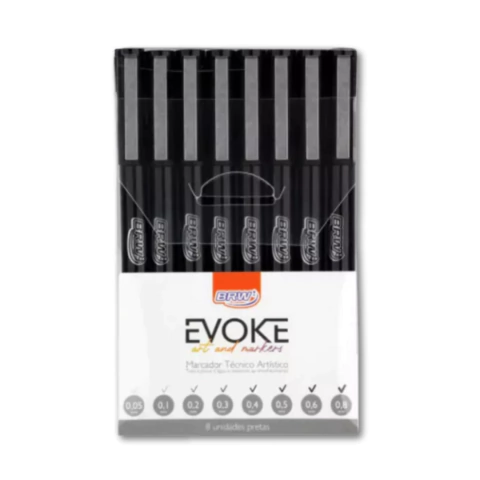 Estilógrafo microfibra técnico graduado blister x8 - comprar online