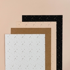 OPALINA 180 gr. A3 NUDE ESTRELLAS FOIL PLATA