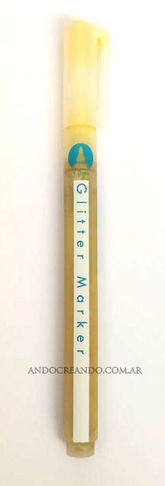 MARCADOR GLITTER IBI 1 MM. DORADO