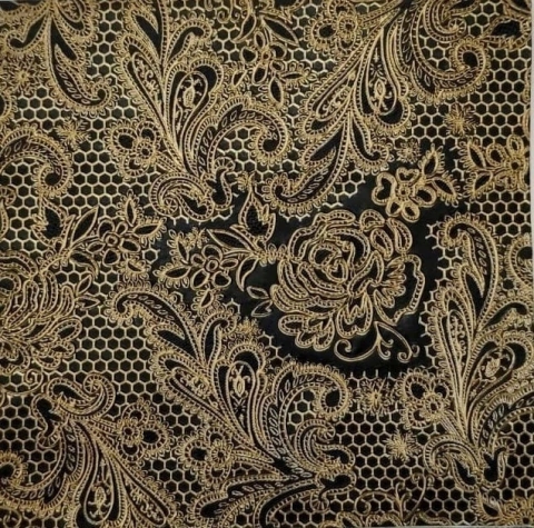 Servilleta decorada Importada 33 x 33 cm. Encaje 2