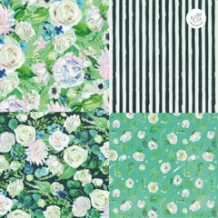 PAPEL SCRAPBOOKING 160 GR *FRESCURA MATUTINA* 24 HOJAS 15,2X15,2 CM - comprar online