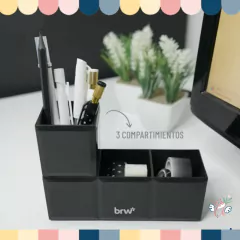 Organizador de escritorio Tetris Negro - Ando Creando - Tienda & Taller