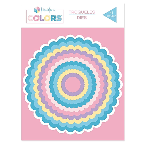 Troqueles básicos Kimidori Colors Círculos de galleta - comprar online