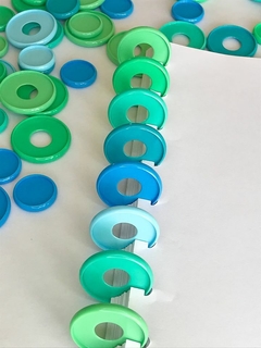 Anillos de Expansión 32 mm. x 8 unid. - VERDE MINT - comprar online