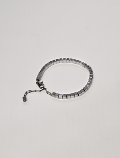 Pulsera Square hematite. - comprar online