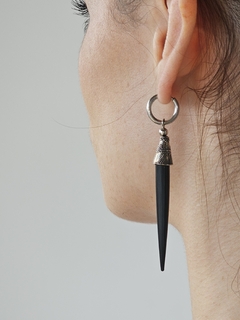 Aros Bohème negro y visón - comprar online