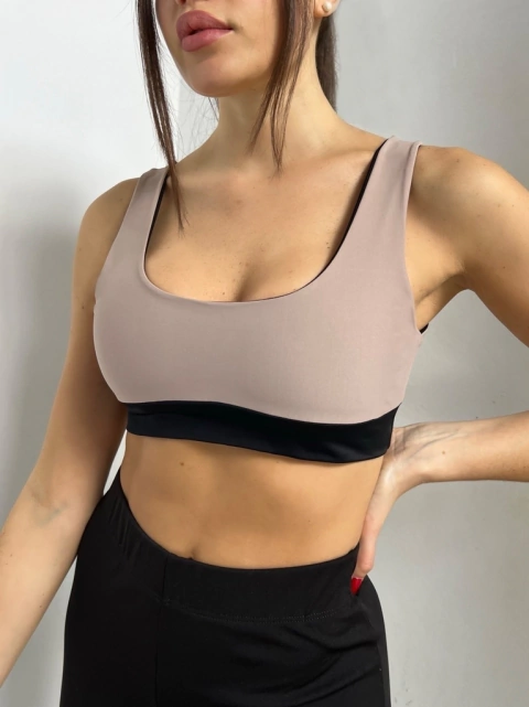 TOP Nea reversible (Negro & Nude)
