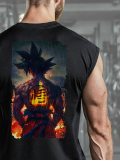 Regata Machão Masculino Goku Fire na internet