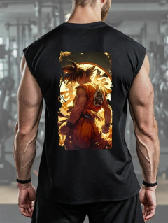 Regata Machão Masculino Goku Sol - FeraxOficial