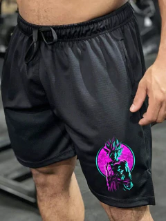 Shorts Curta de Treinamento em Tecido Dryfit - Goku