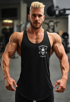 Regata Cavada Preta Bodybuilder - comprar online