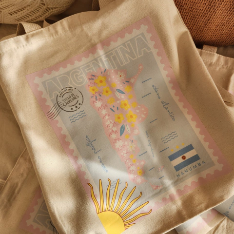 :: BOLSO GABARDINA MAPA ROSA :: NUEV0!!! - buy online