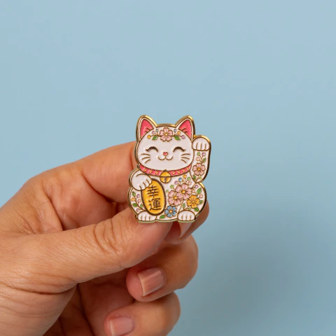 :: Pin Gatito de la Suerte :: Abundancia para tu vida