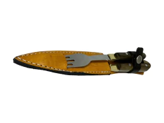 Juego de cuchillo y tenedor "S" Inoxidable La Mulita