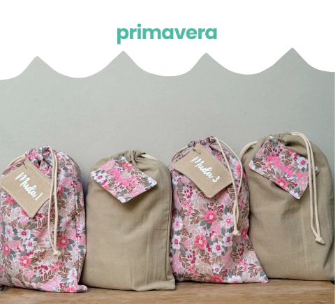 SET DE 4 BOLSITAS PARA MUDITAS - Que Llueva!