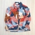 Camisa ESMERALDA hojas lino