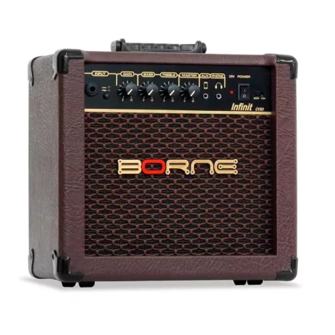 Amplificador Borne P/ Violão INFINIT CV60 Marrom 15 Watts RMS - AP0234