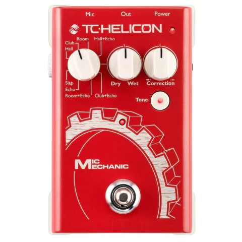 Pedal de Voz TC-Helicon Mic Mechanic Reverb/Delay - PD0659