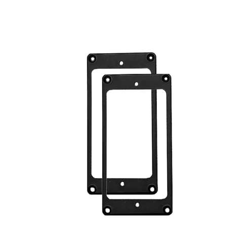 KIT C/ 2 Molduras SPIRIT P/ Captador Humbucker PONTE/BRAÇO Preto - AC1689