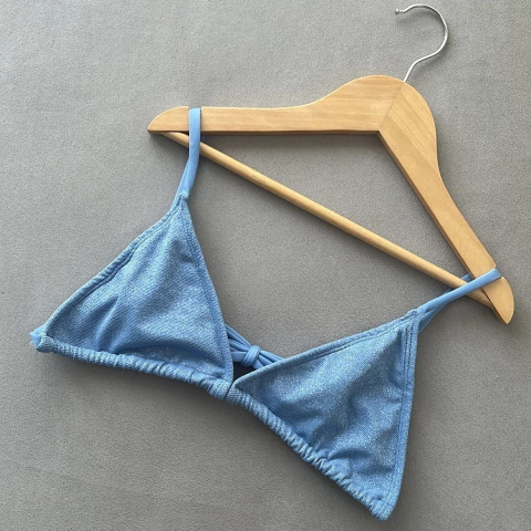 Triangulito clasico shine celeste - comprar online