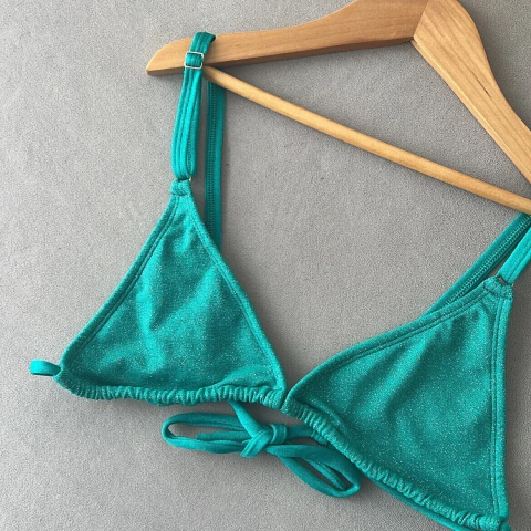 Triangulito regulable shine esmeralda - comprar online