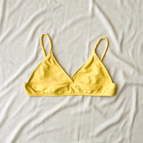 Top triangulito Amarillo