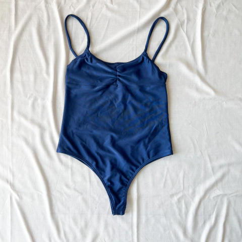 Entera con frunce Azulino