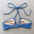 Top fruncido Azul - comprar online