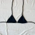 Triangulito clasico Texturado sanit tropez NEGRO - comprar online