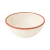 Bowl Blanco Borde Rojo – Ø17 cm - comprar online