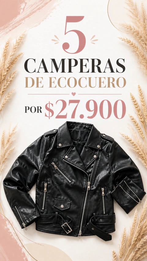 LOTE DE 5 CHAQUETAS IMPORTADAS