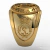 Anillo escuela de guerra naval oro 18k (750) - comprar online