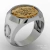 Ring of the JMC Presbyterian Theological Seminary in sterling silver (950) and 18k gold (750) on internet