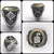 Anillo de la escuela secundaria de sargentos de Pmesp en plata de ley - tienda online