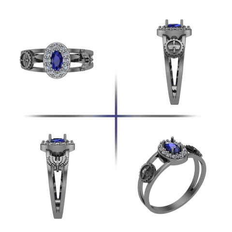 Anel Feminino do Especialista Mecânico de Manutenção Aeronáutica - comprar online