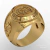 750 -18k gold armored instruction center ring on internet