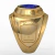 18k gold rotating wings ring - Ginglass Joias3D & Modelagem3D 