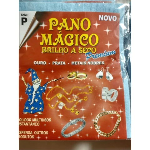 Flanela Magica Limpa ouro-Prata-Metais