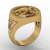 Anillo memento mori oro 18k (750)